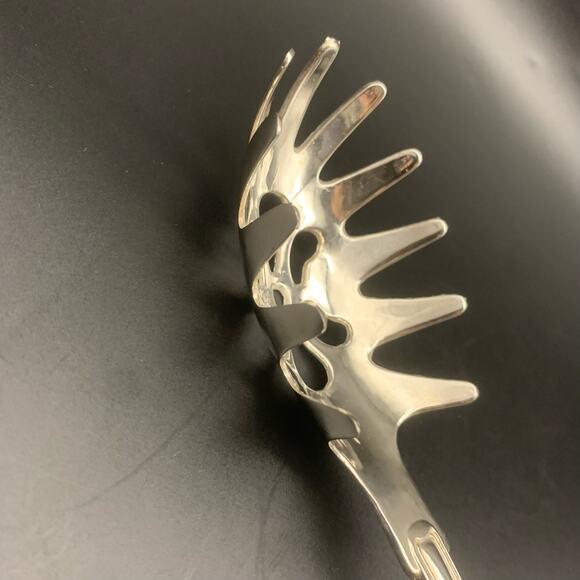 Vintage F. B. Rogers Silver Plate Pasta Server “Kings”  Pattern - Picture 3 of 12